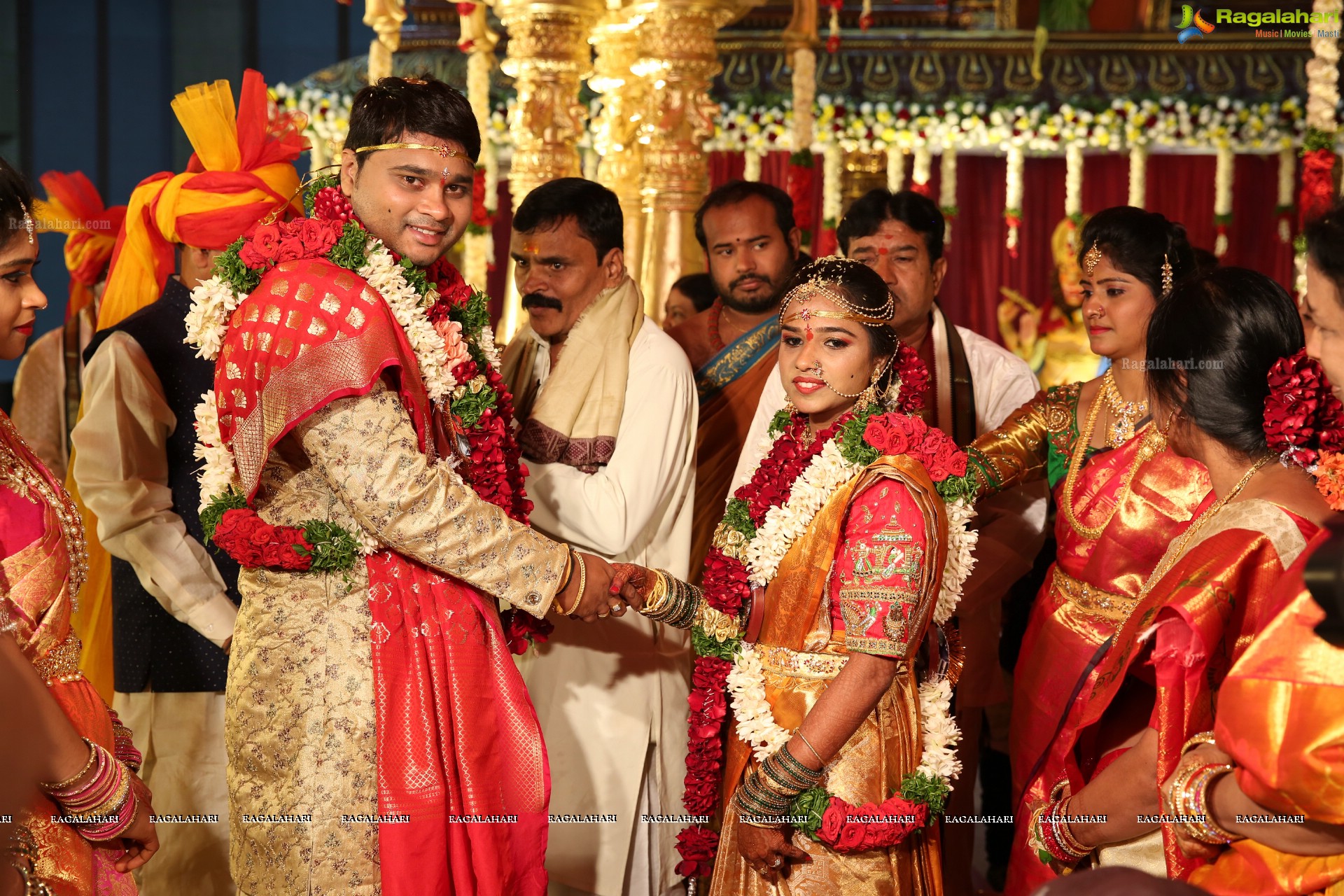 Grand Wedding Ceremony of Saikesh and Vandana at Citadel Convention, Shamshabad