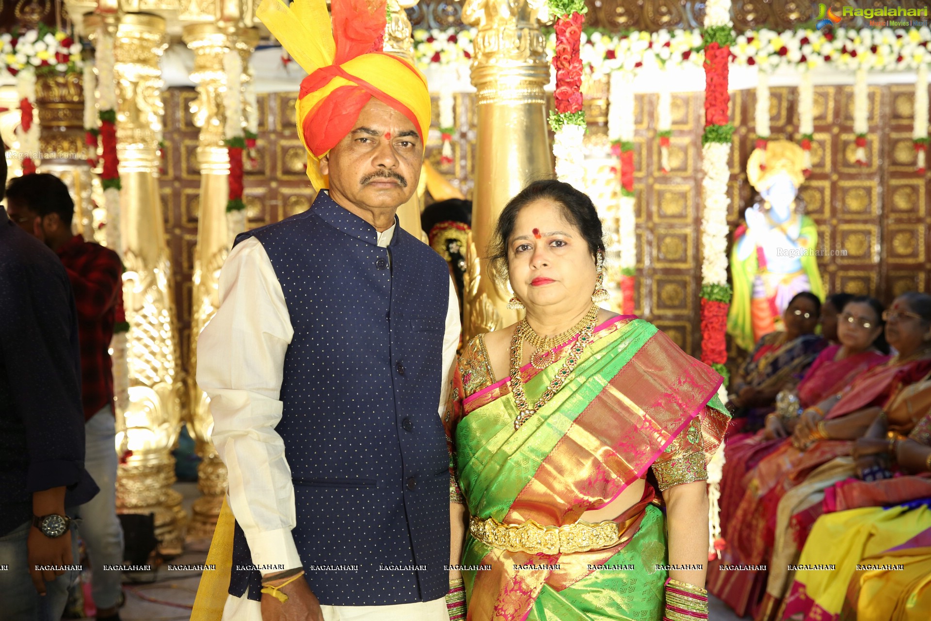 Grand Wedding Ceremony of Saikesh and Vandana at Citadel Convention, Shamshabad