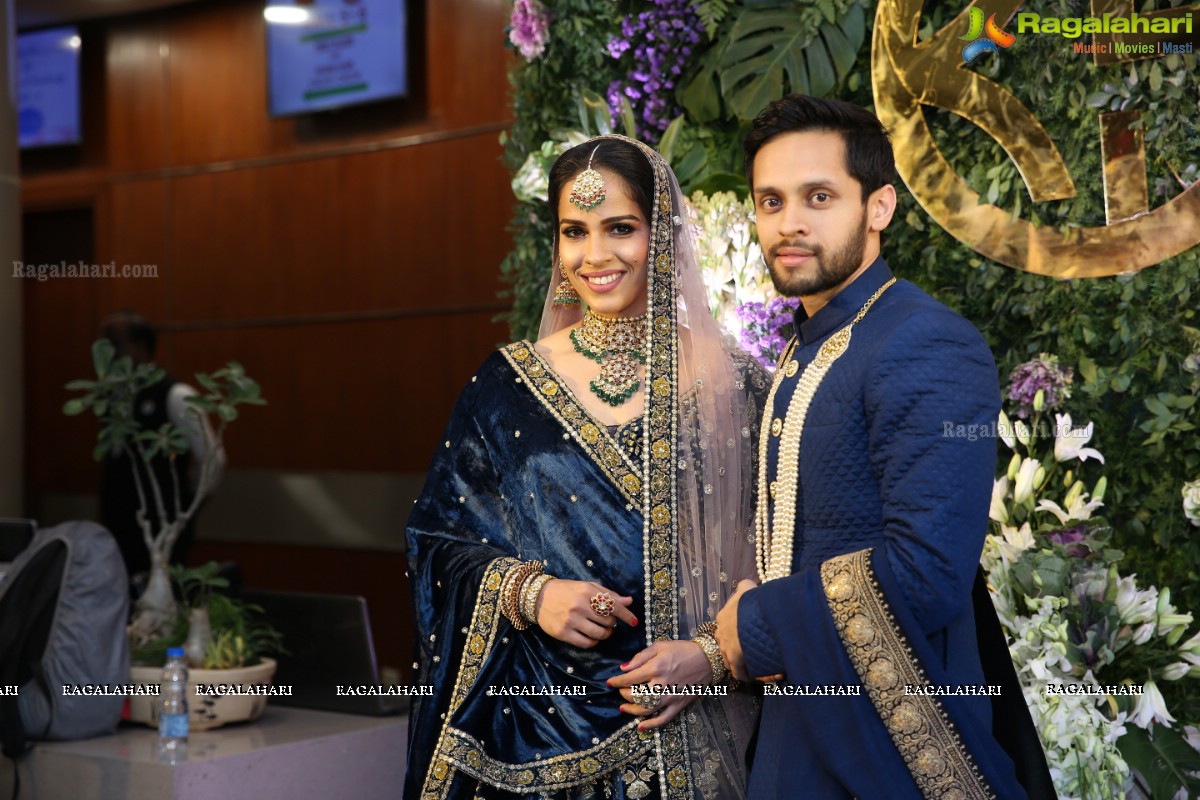 Saina Nehwal & P Kashyap's Celeb-Studded Wedding Reception