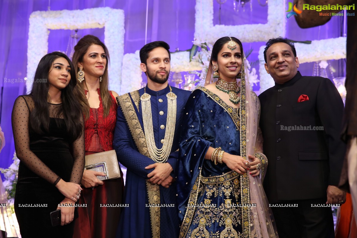 Saina Nehwal & P Kashyap's Celeb-Studded Wedding Reception