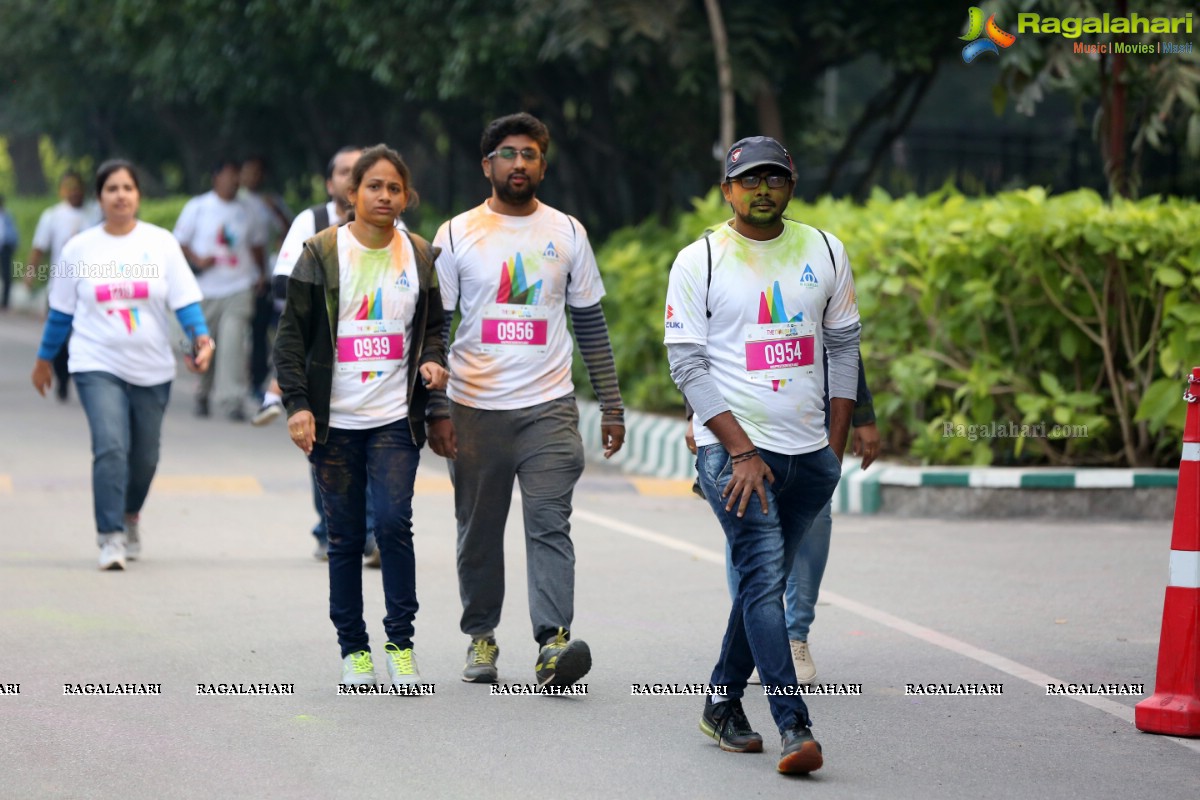 The Color Run Hyderabad - Mindspace Happiest 5K Run @ Recreation Ground, Madhapur