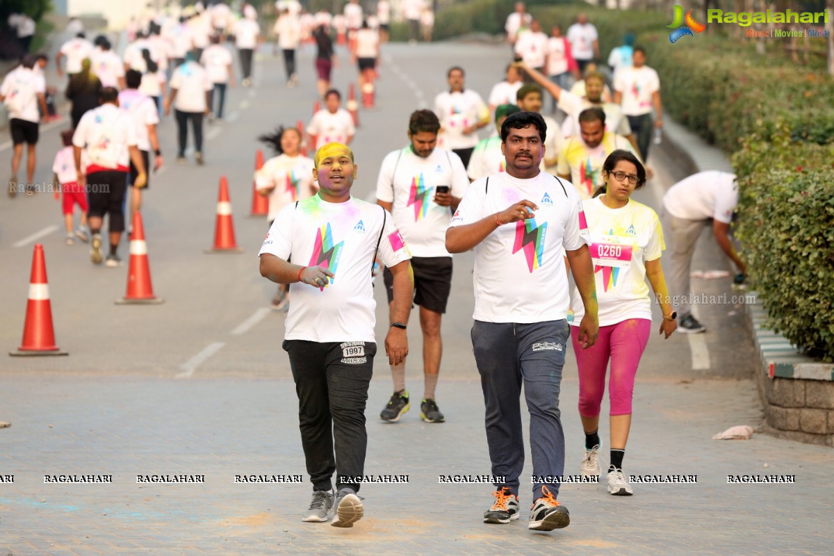 The Color Run Hyderabad - Mindspace Happiest 5K Run @ Recreation Ground, Madhapur