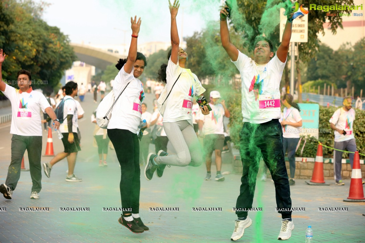 The Color Run Hyderabad - Mindspace Happiest 5K Run @ Recreation Ground, Madhapur