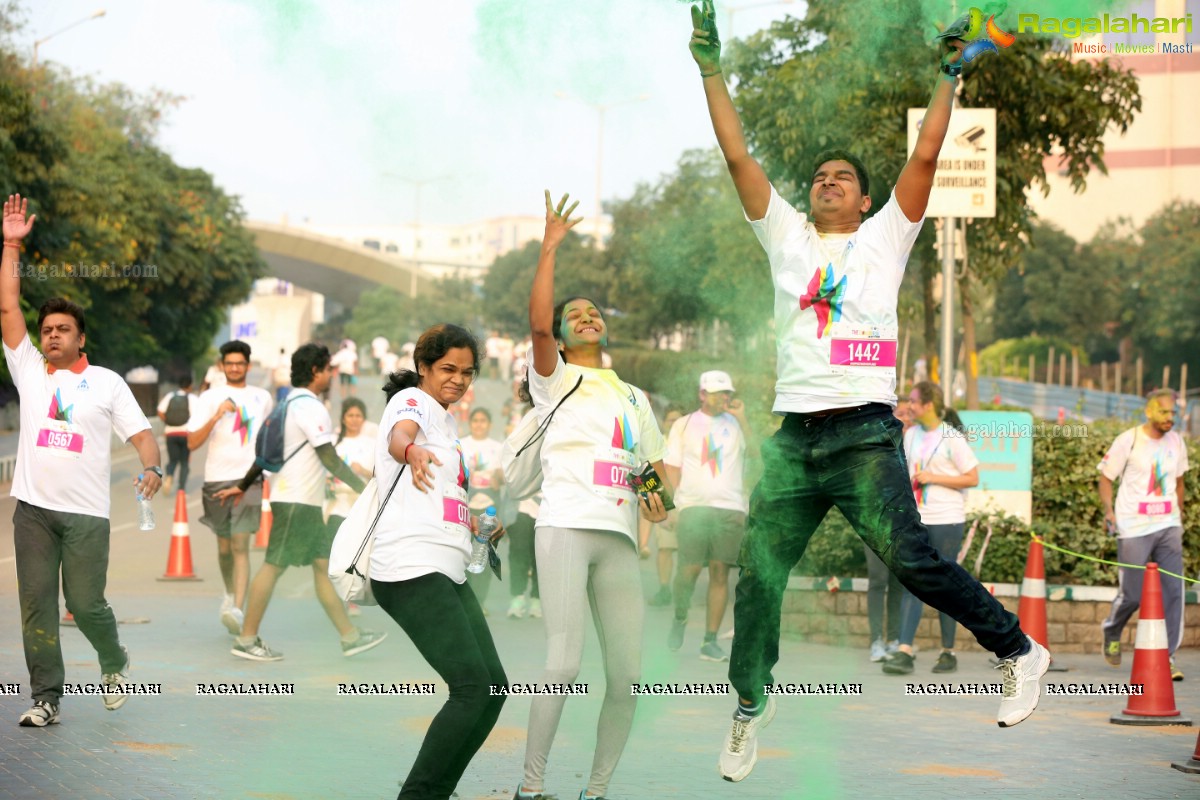 The Color Run Hyderabad - Mindspace Happiest 5K Run @ Recreation Ground, Madhapur