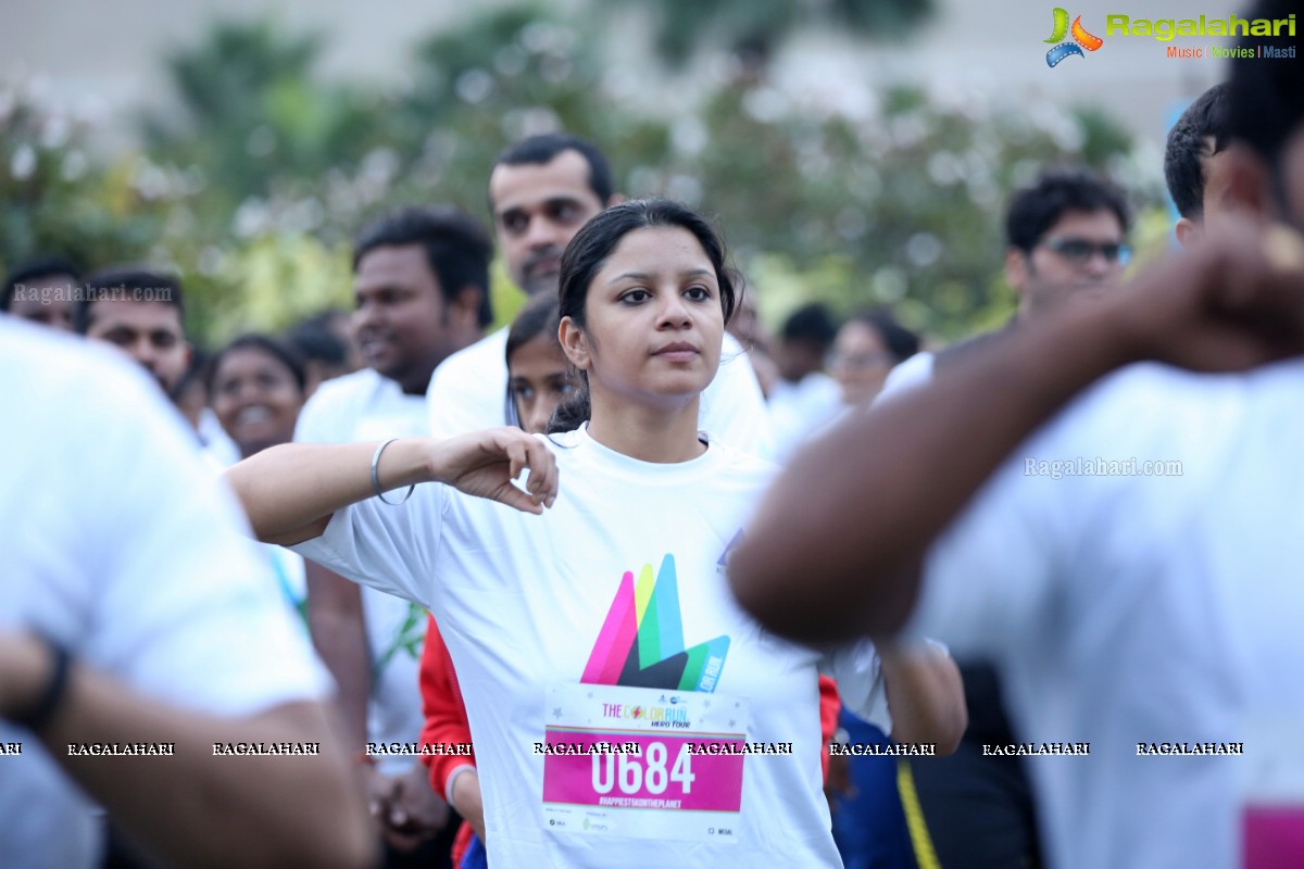 The Color Run Hyderabad - Mindspace Happiest 5K Run @ Recreation Ground, Madhapur