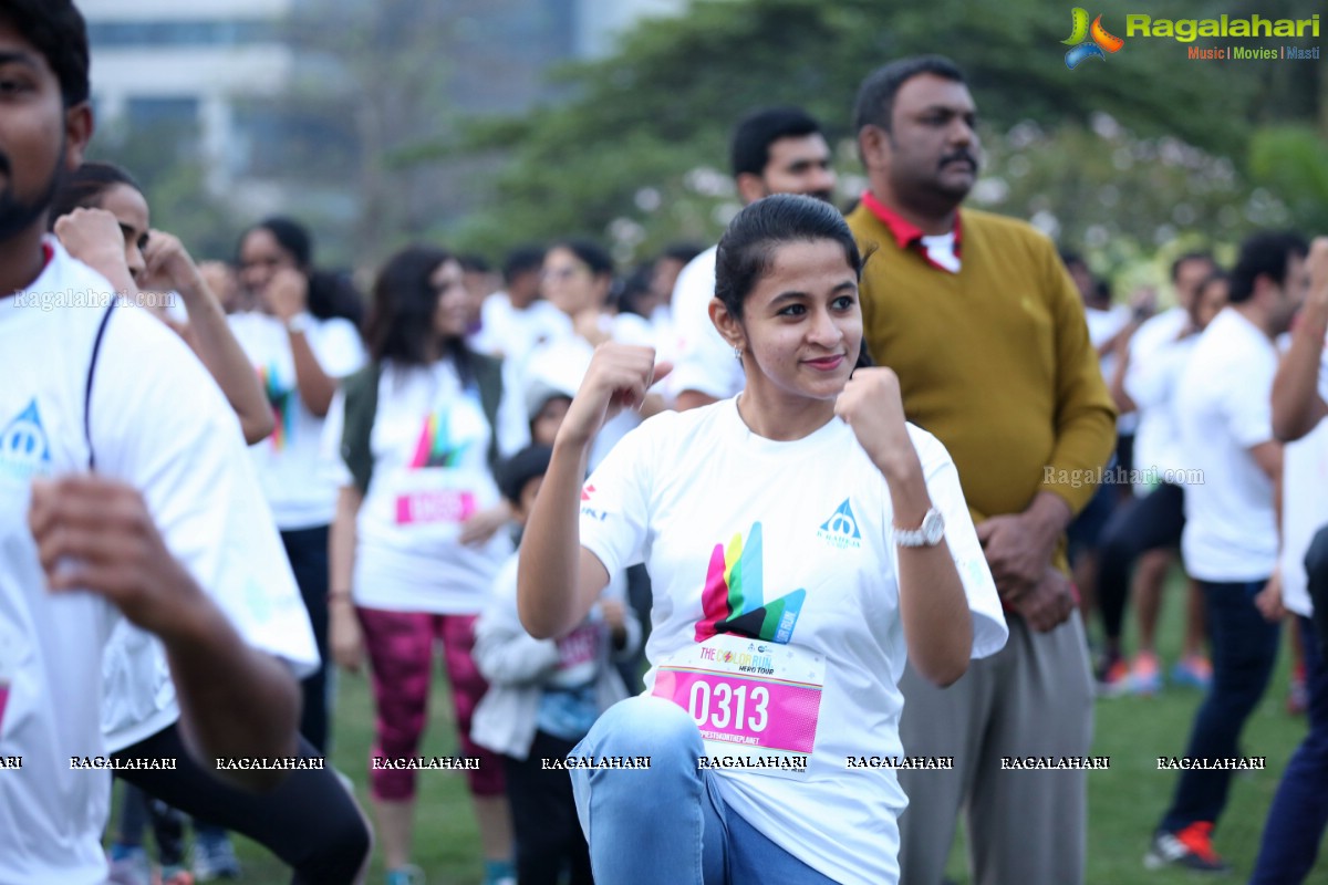 The Color Run Hyderabad - Mindspace Happiest 5K Run @ Recreation Ground, Madhapur