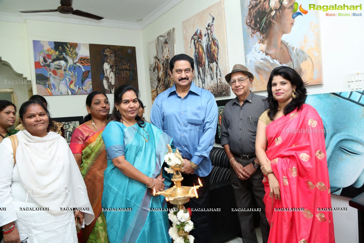 Actor Suman Inaugurates Vsl Visual International Art Academy @ Banjara Hills