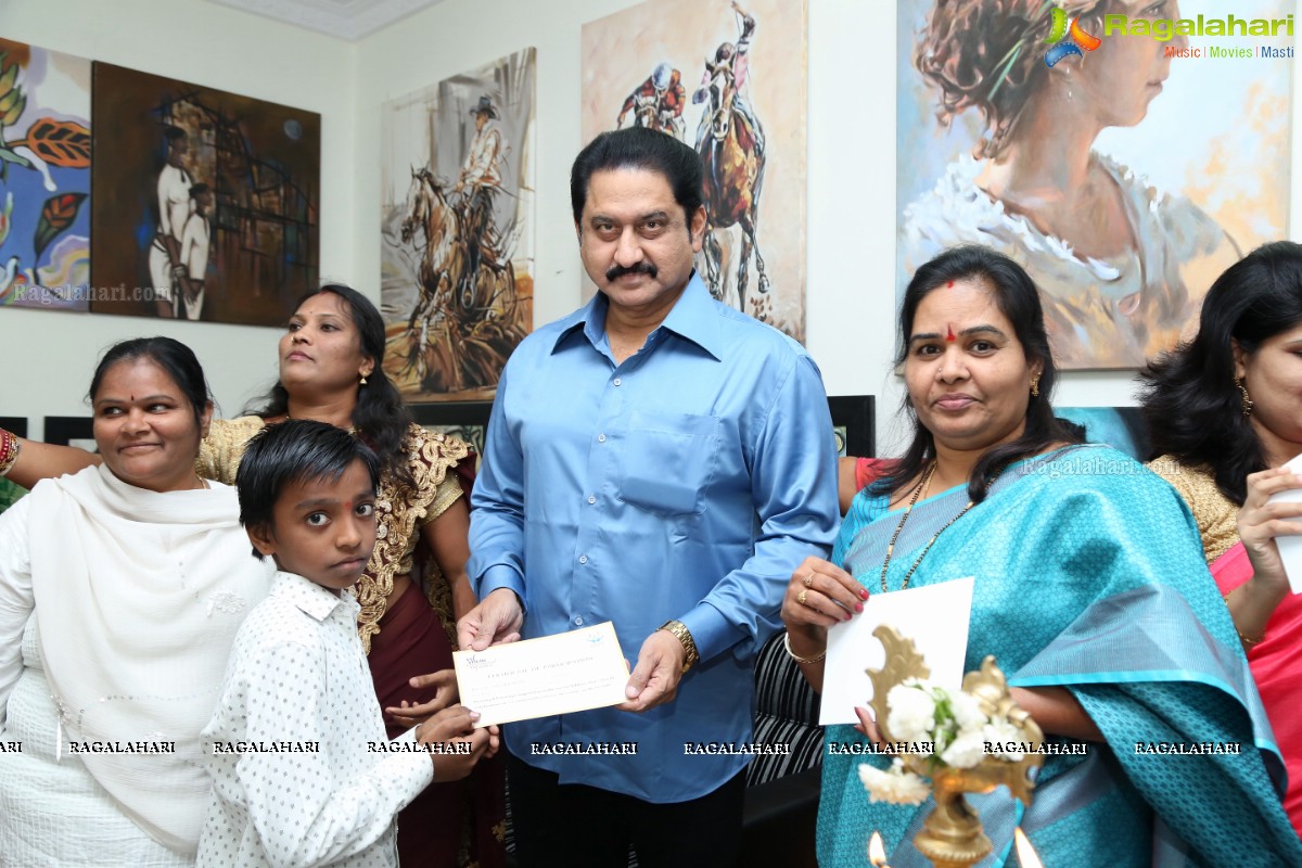 Actor Suman Inaugurates Vsl Visual International Art Academy @ Banjara Hills