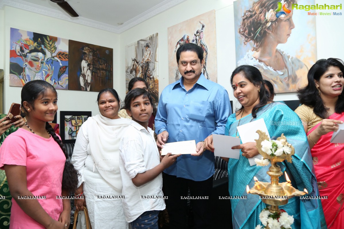 Actor Suman Inaugurates Vsl Visual International Art Academy @ Banjara Hills