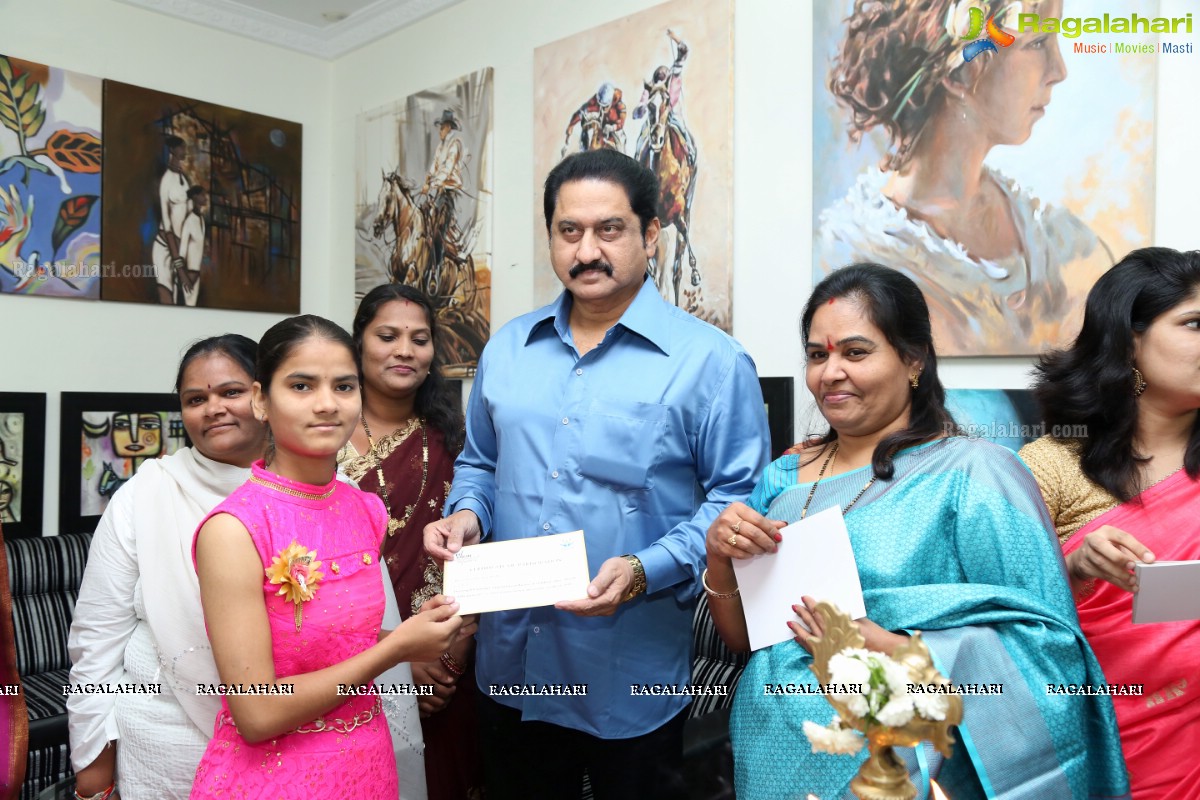 Actor Suman Inaugurates Vsl Visual International Art Academy @ Banjara Hills