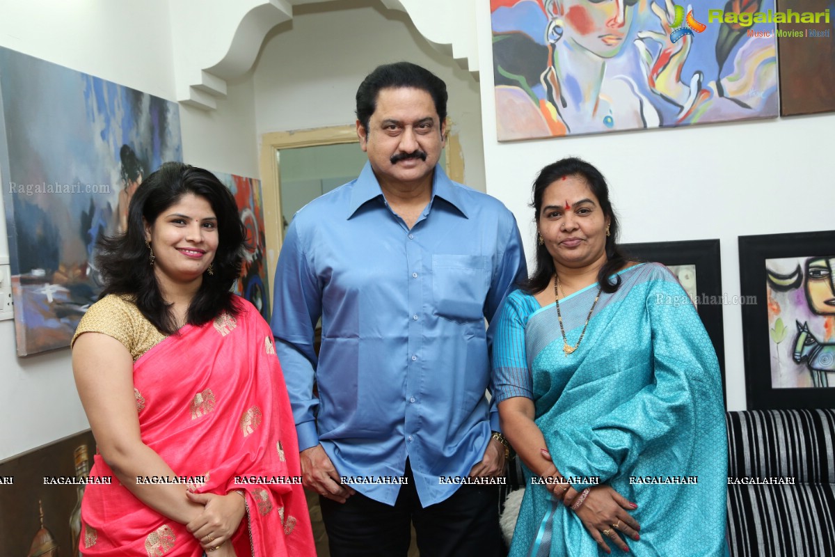 Actor Suman Inaugurates Vsl Visual International Art Academy @ Banjara Hills