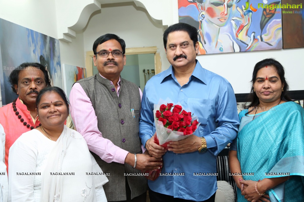 Actor Suman Inaugurates Vsl Visual International Art Academy @ Banjara Hills