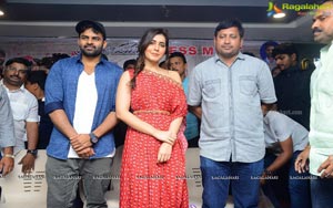 Prathi Roju Pandage Movie Team at Vijayawada