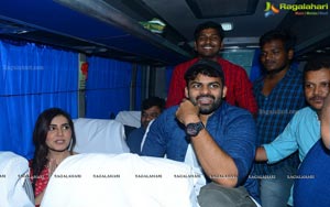 Prathi Roju Pandage Movie Team at Vijayawada