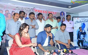 Prathi Roju Pandage Movie Team at Vijayawada