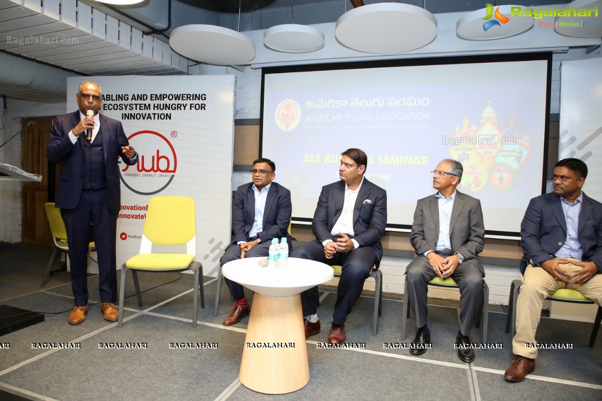 American Telugu Association (ATA) Business Seminar at T-Hub Hyderabad