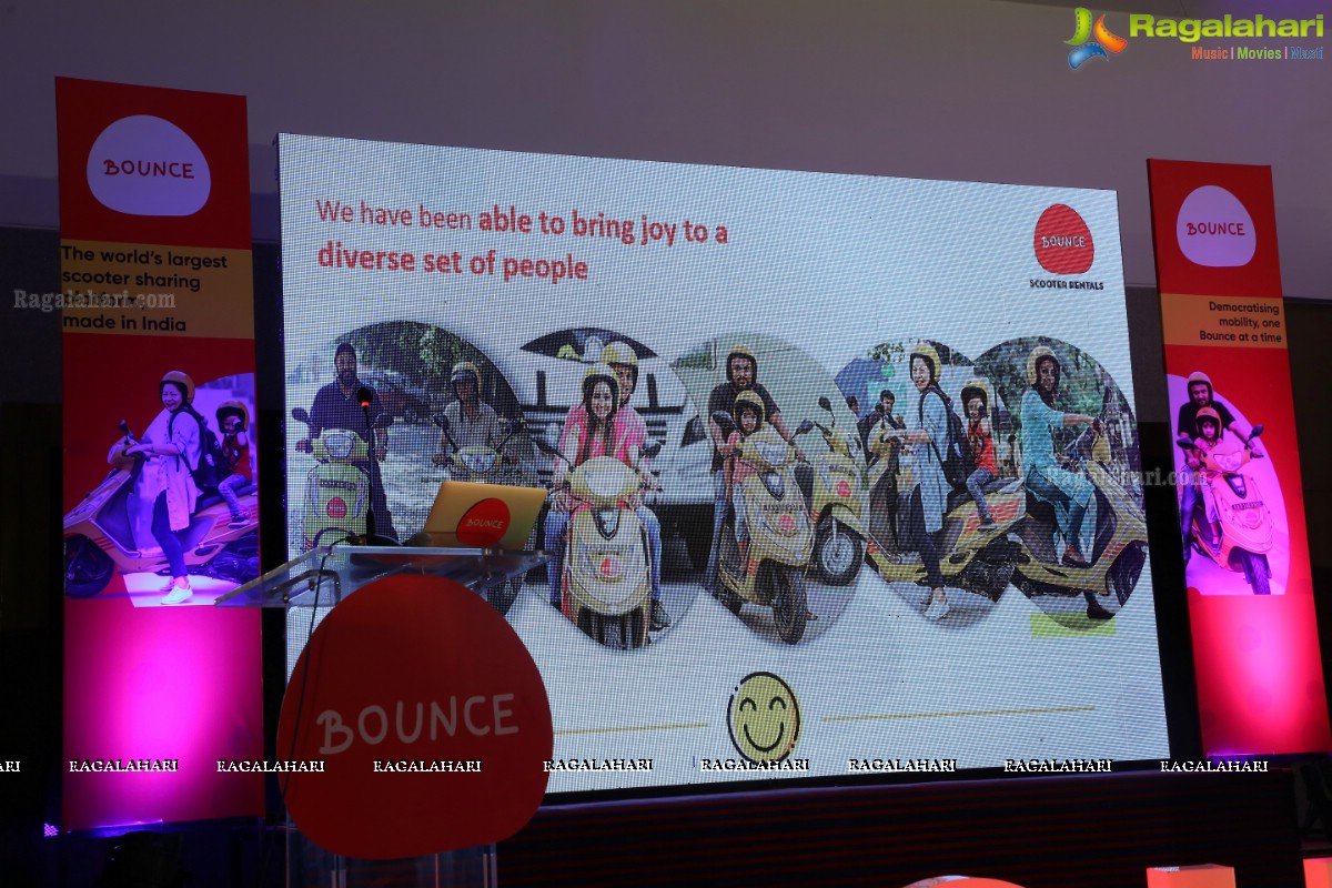 Bounce, India’s First Dockless Scooter Sharing Service Launches 2000 Scooters in Hyderabad