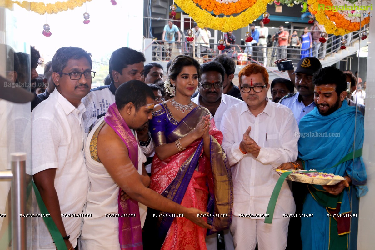 Nabha Natesh Launches Chandana Brothers Shopping Mall at Jangareddigudem In AP