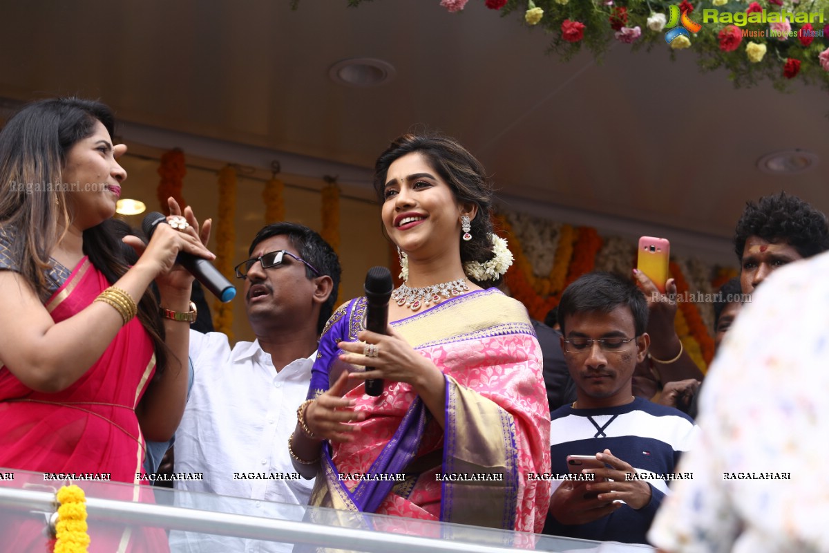 Nabha Natesh Launches Chandana Brothers Shopping Mall at Jangareddigudem In AP