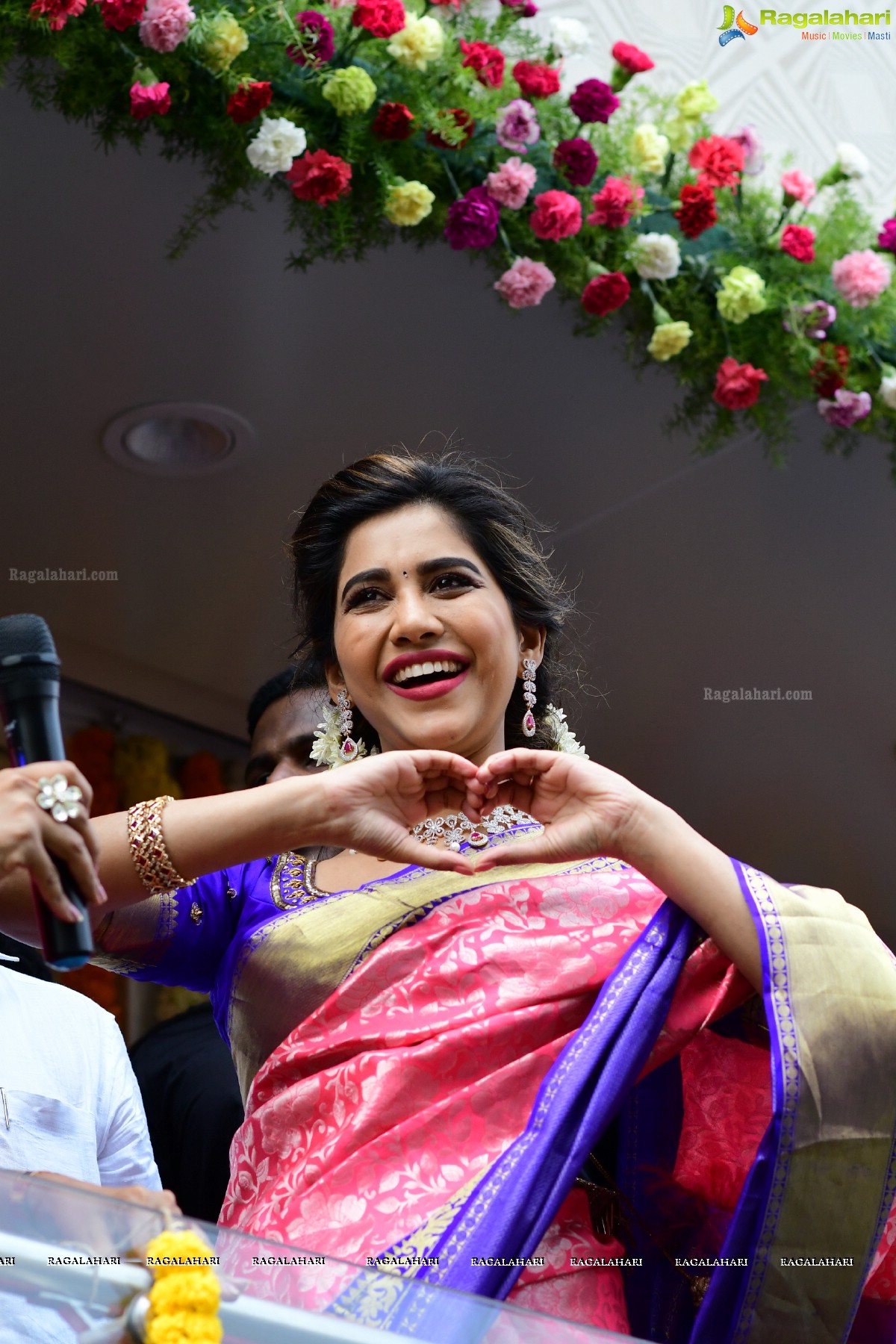 Nabha Natesh Launches Chandana Brothers Shopping Mall at Jangareddigudem In AP