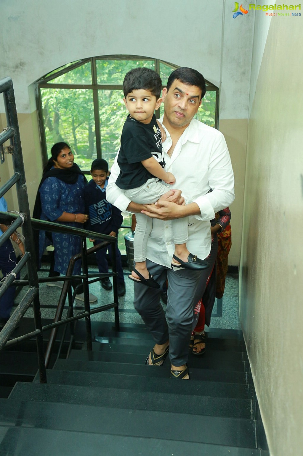 Dil Raju Celebrates His Birthday With Kids At Ashray Akruti