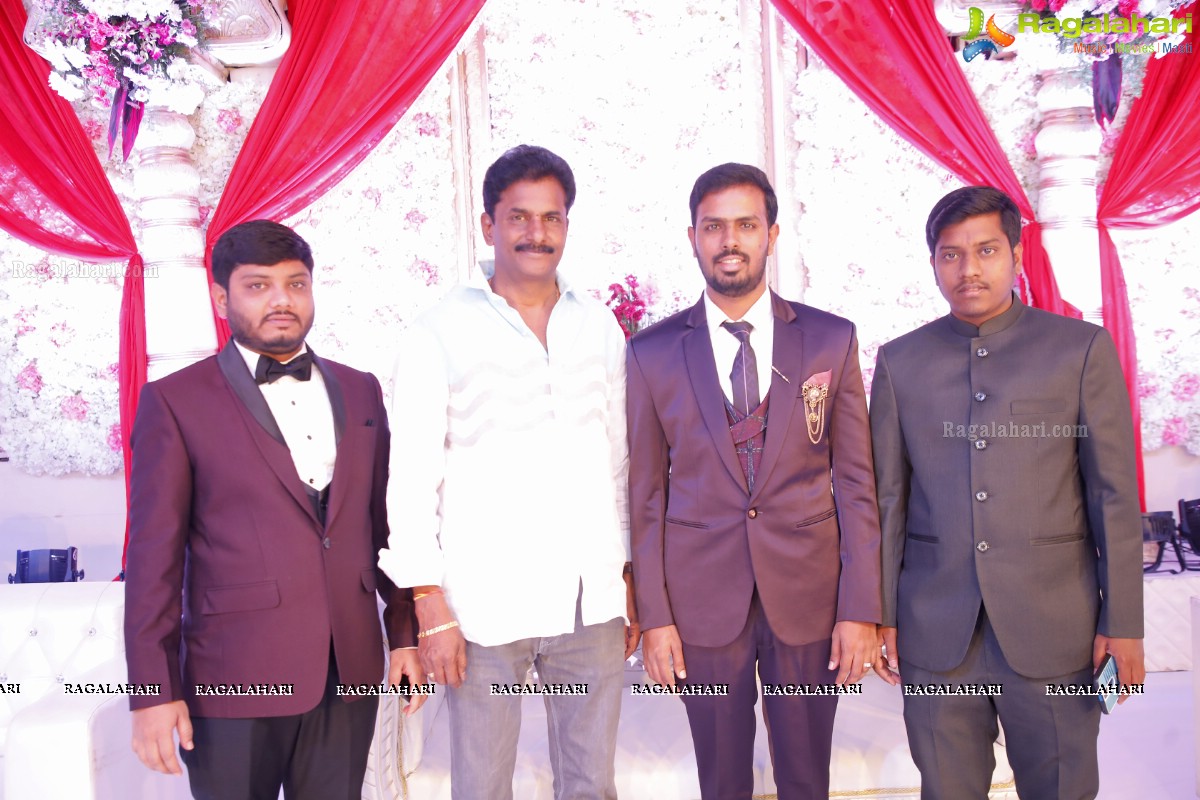 Celebs at Syed Javed Ali (Taher Sound & Lights) Wedding Reception at SS Convention, Shamshabad