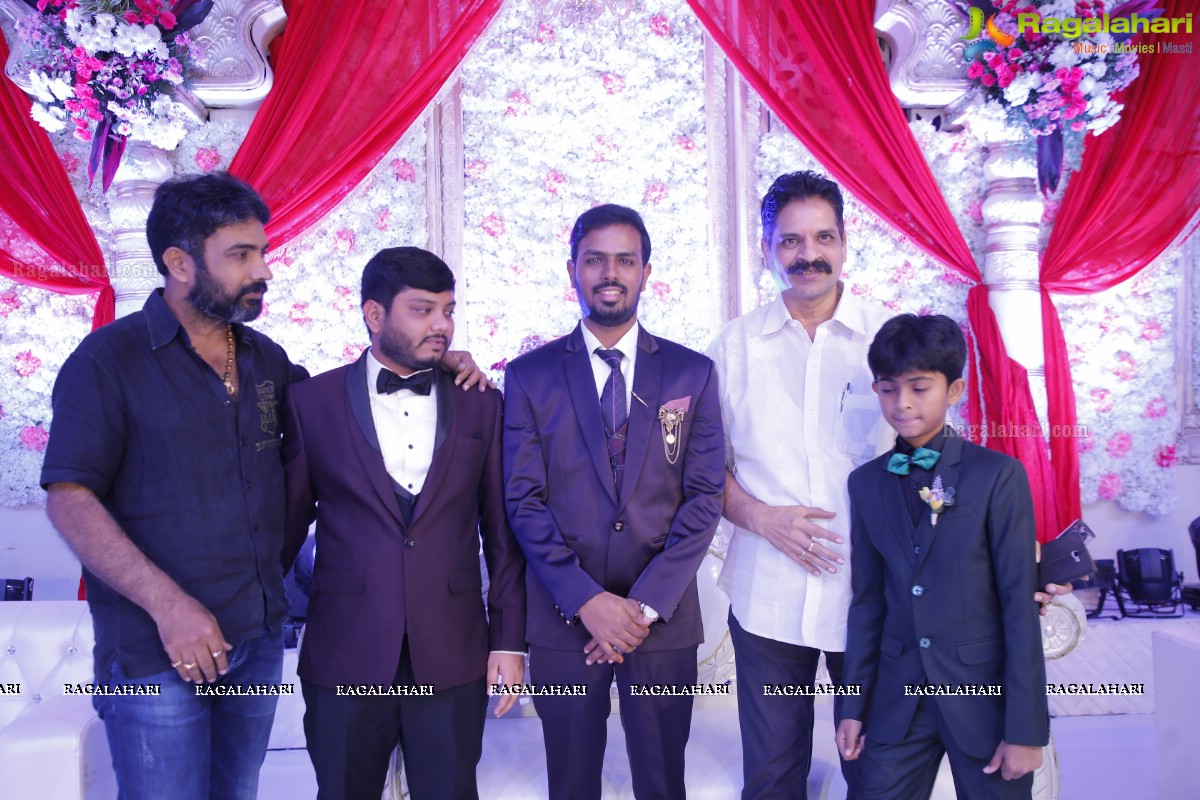 Celebs at Syed Javed Ali (Taher Sound & Lights) Wedding Reception at SS Convention, Shamshabad