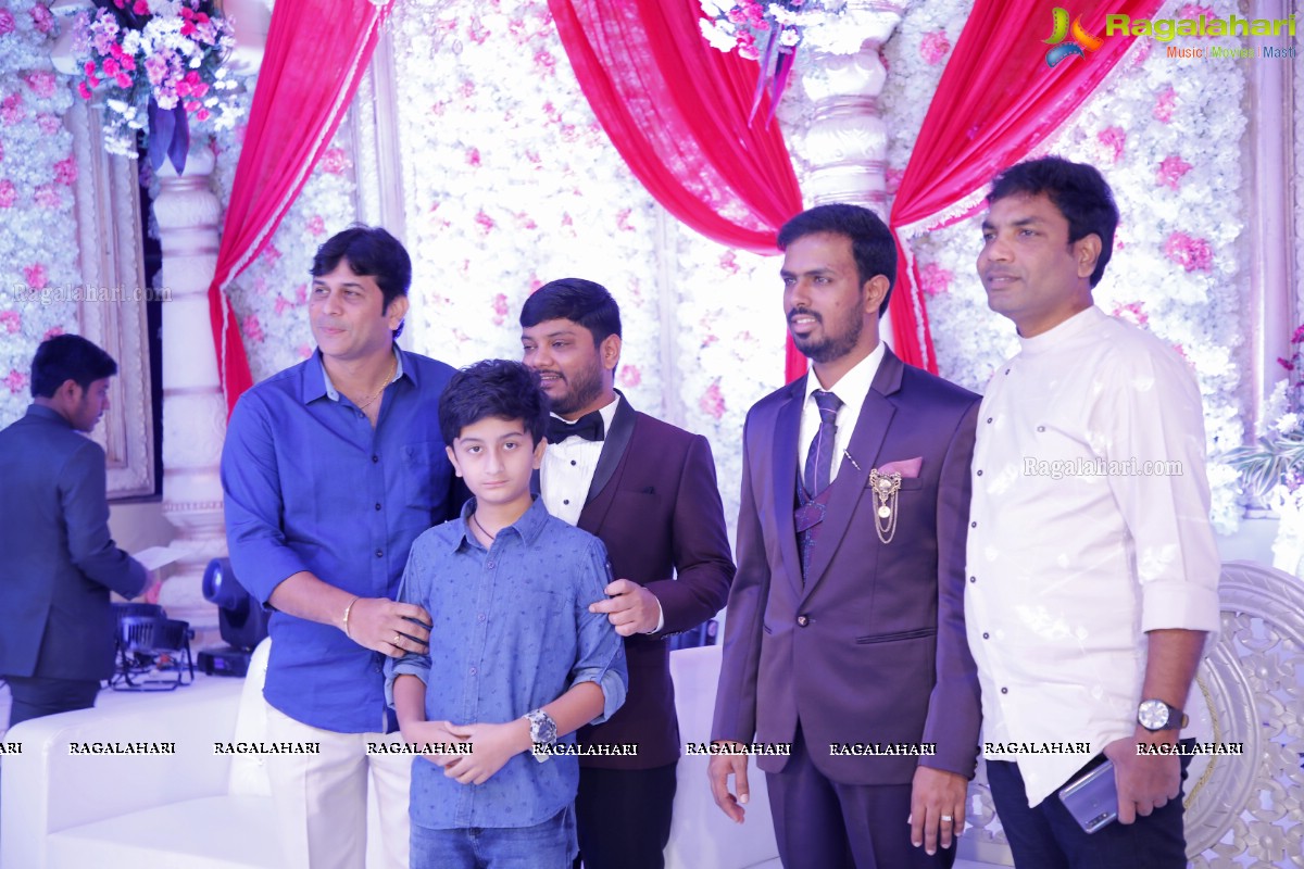 Celebs at Syed Javed Ali (Taher Sound & Lights) Wedding Reception at SS Convention, Shamshabad