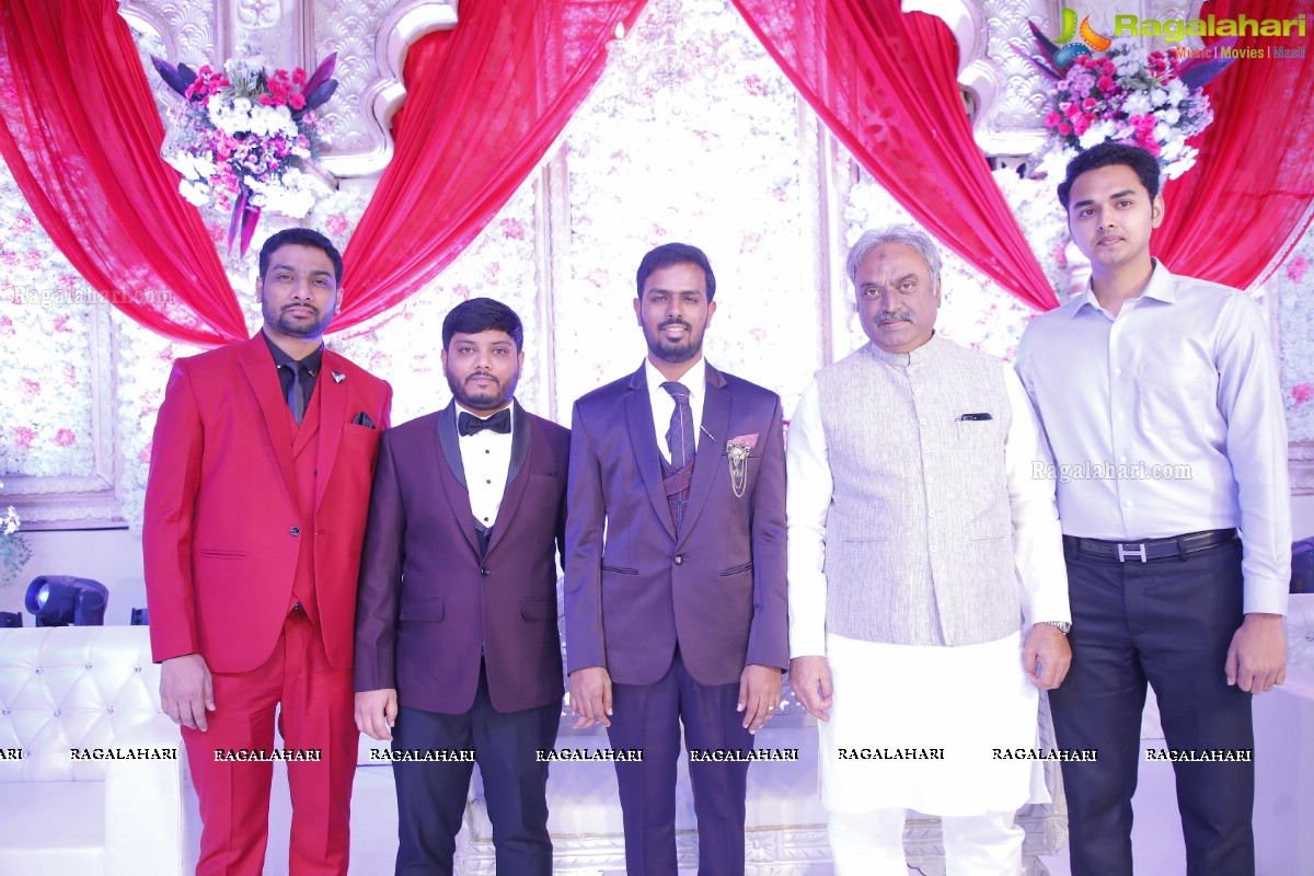 Celebs at Syed Javed Ali (Taher Sound & Lights) Wedding Reception at SS Convention, Shamshabad