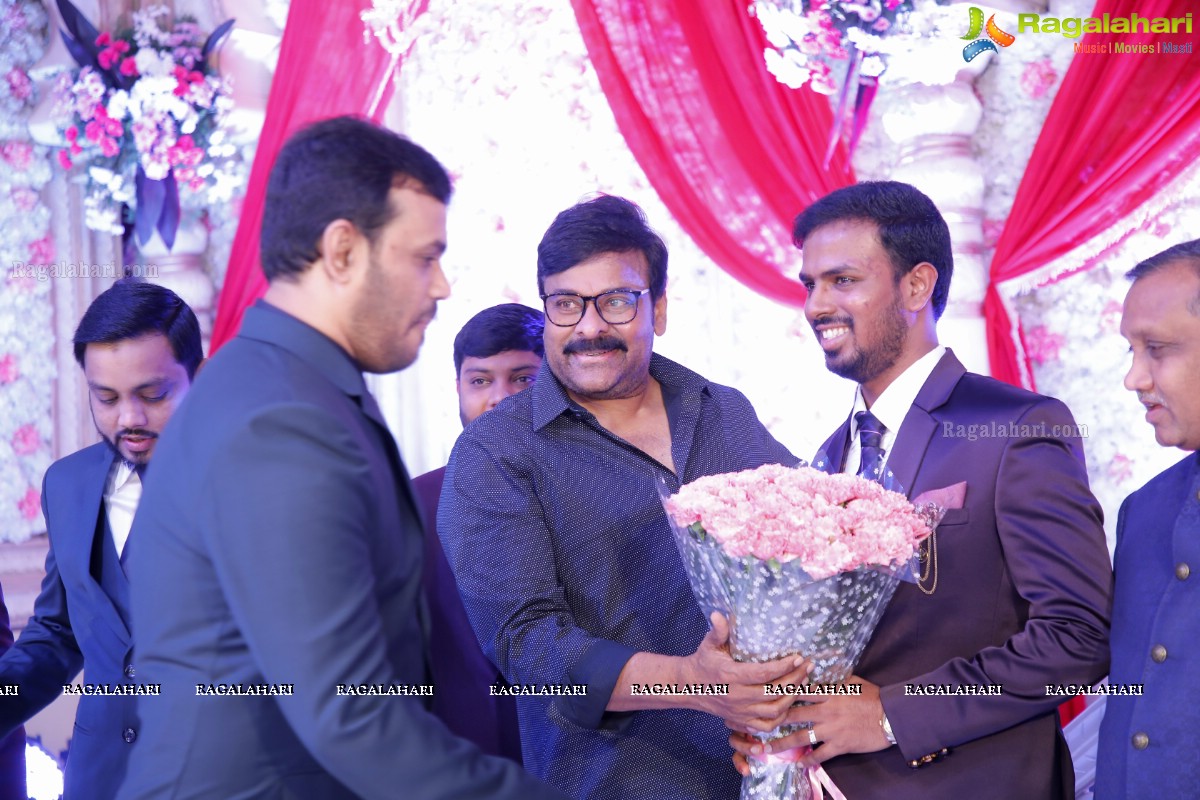 Celebs at Syed Javed Ali (Taher Sound & Lights) Wedding Reception at SS Convention, Shamshabad