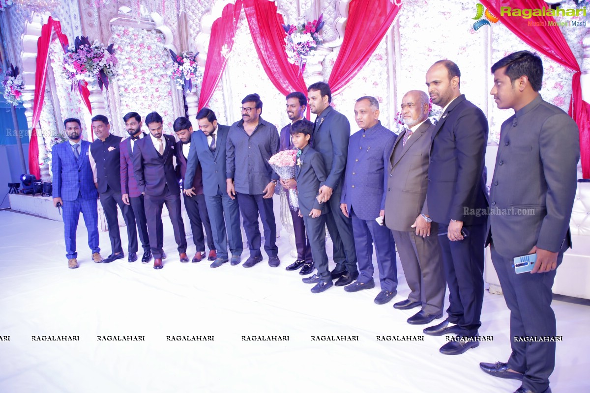 Celebs at Syed Javed Ali (Taher Sound & Lights) Wedding Reception at SS Convention, Shamshabad