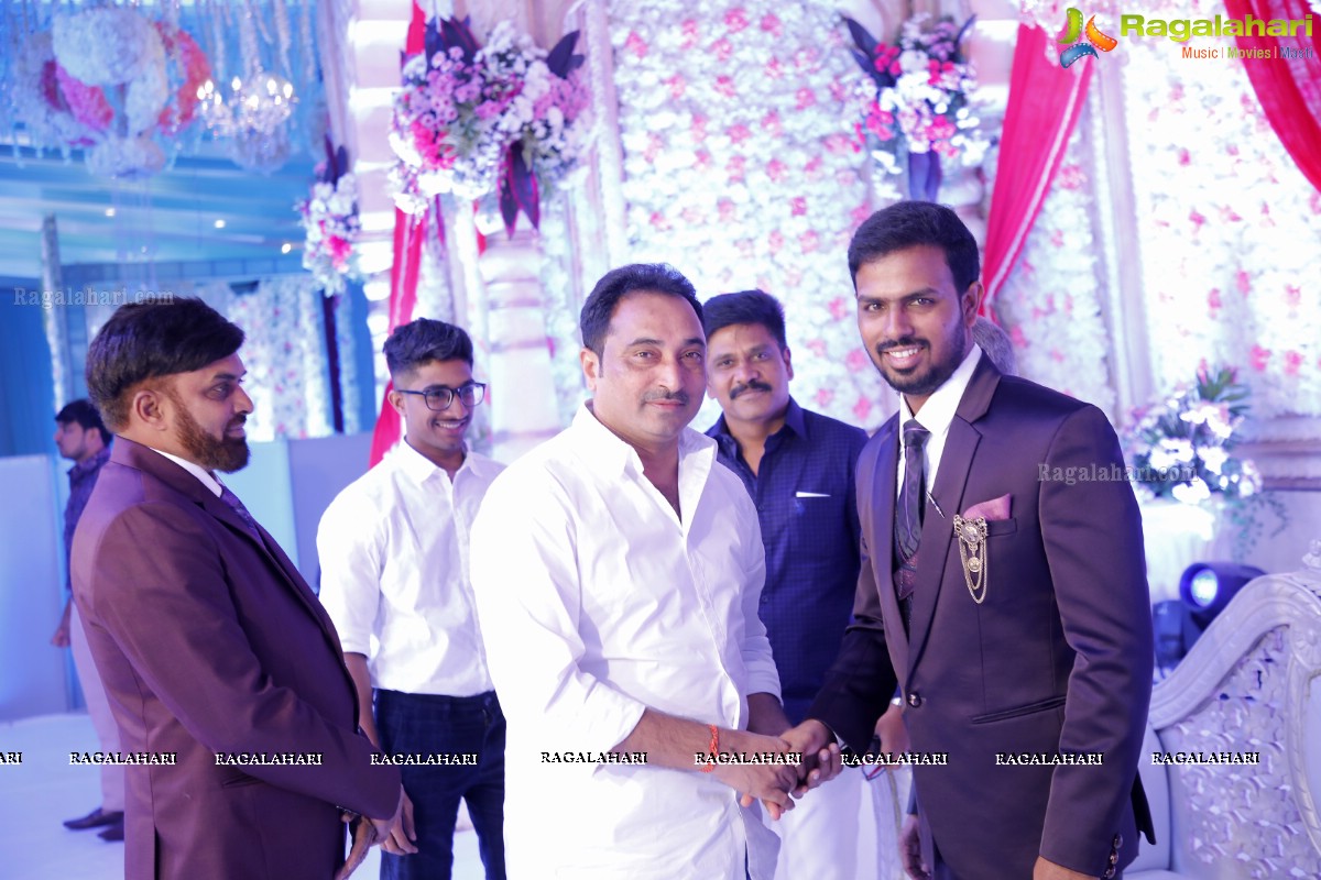 Celebs at Syed Javed Ali (Taher Sound & Lights) Wedding Reception at SS Convention, Shamshabad