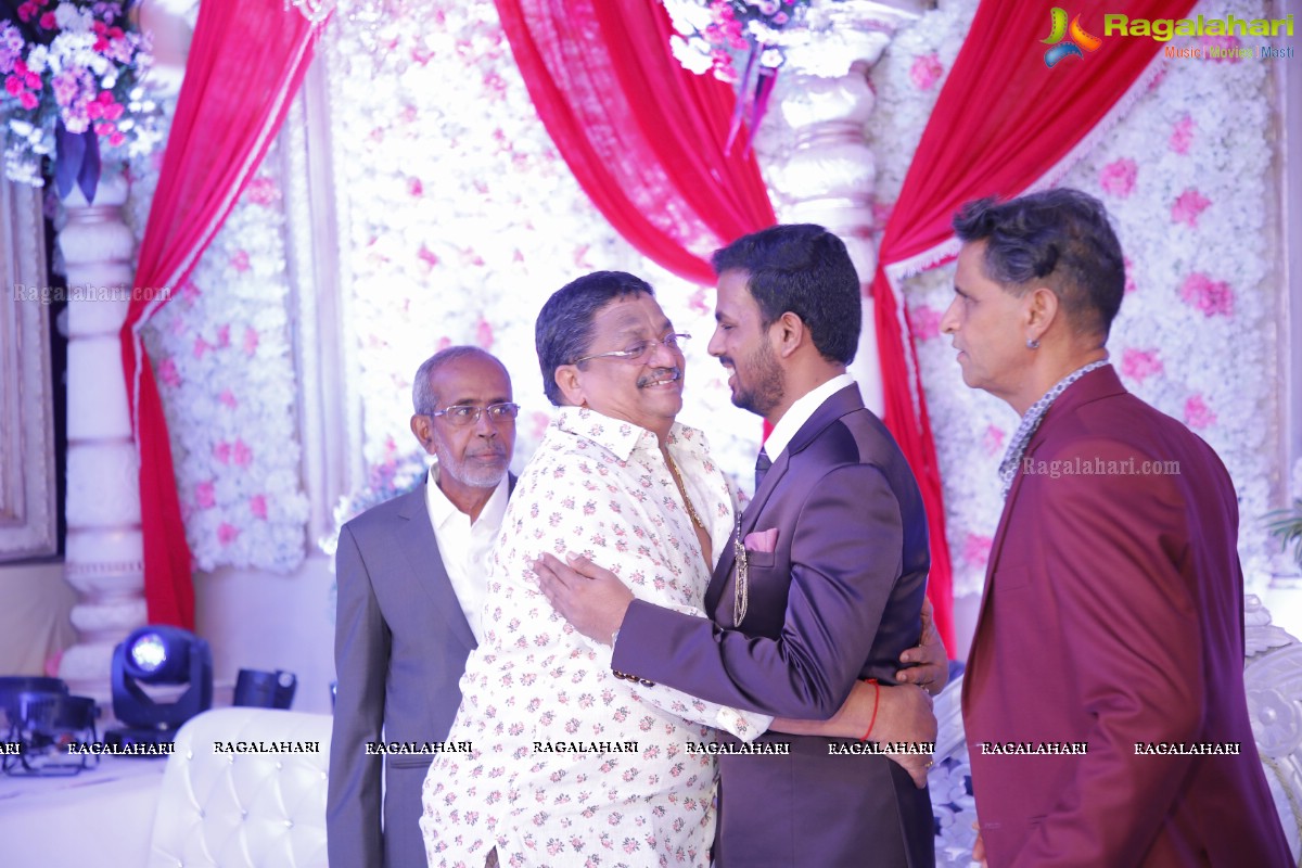 Celebs at Syed Javed Ali (Taher Sound & Lights) Wedding Reception at SS Convention, Shamshabad