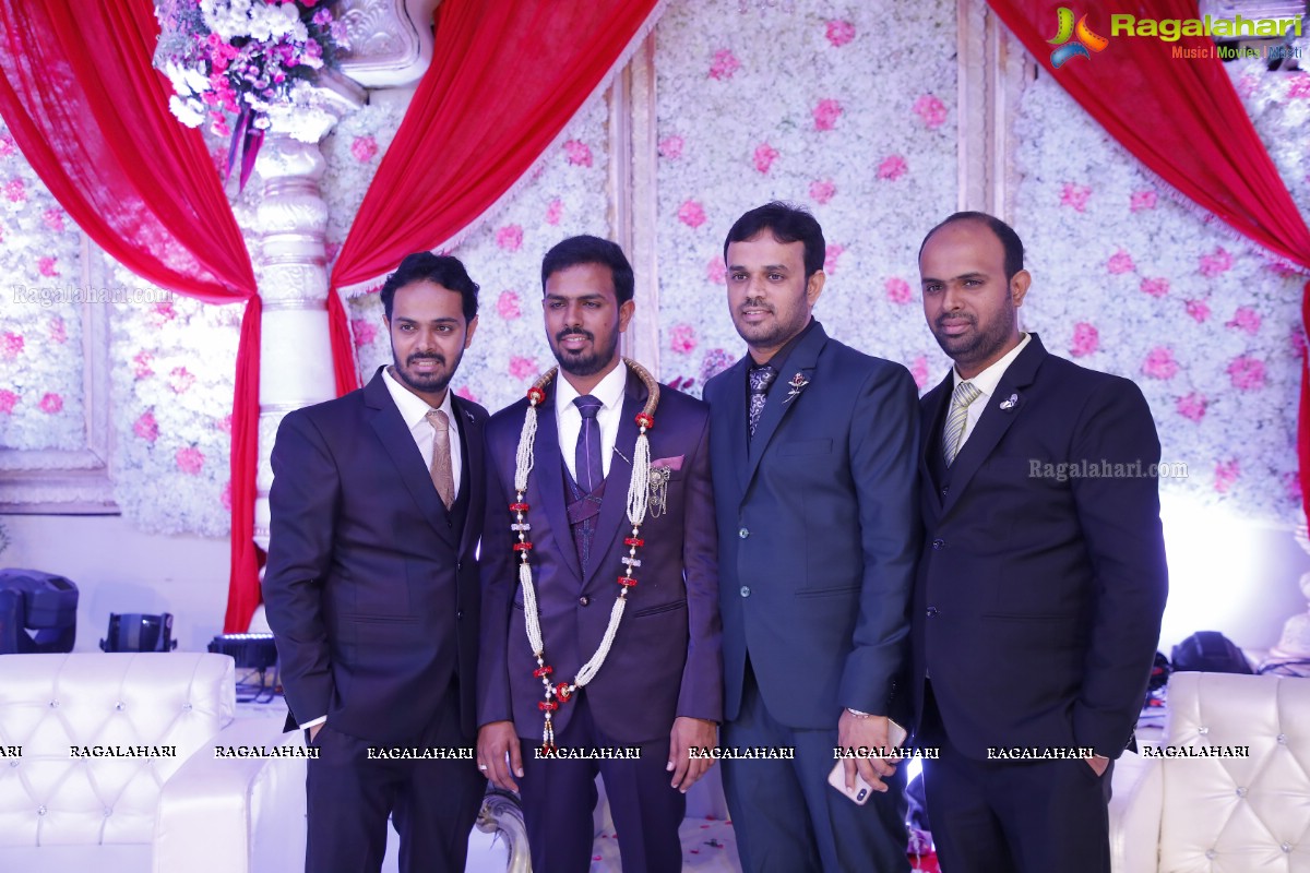 Celebs at Syed Javed Ali (Taher Sound & Lights) Wedding Reception at SS Convention, Shamshabad