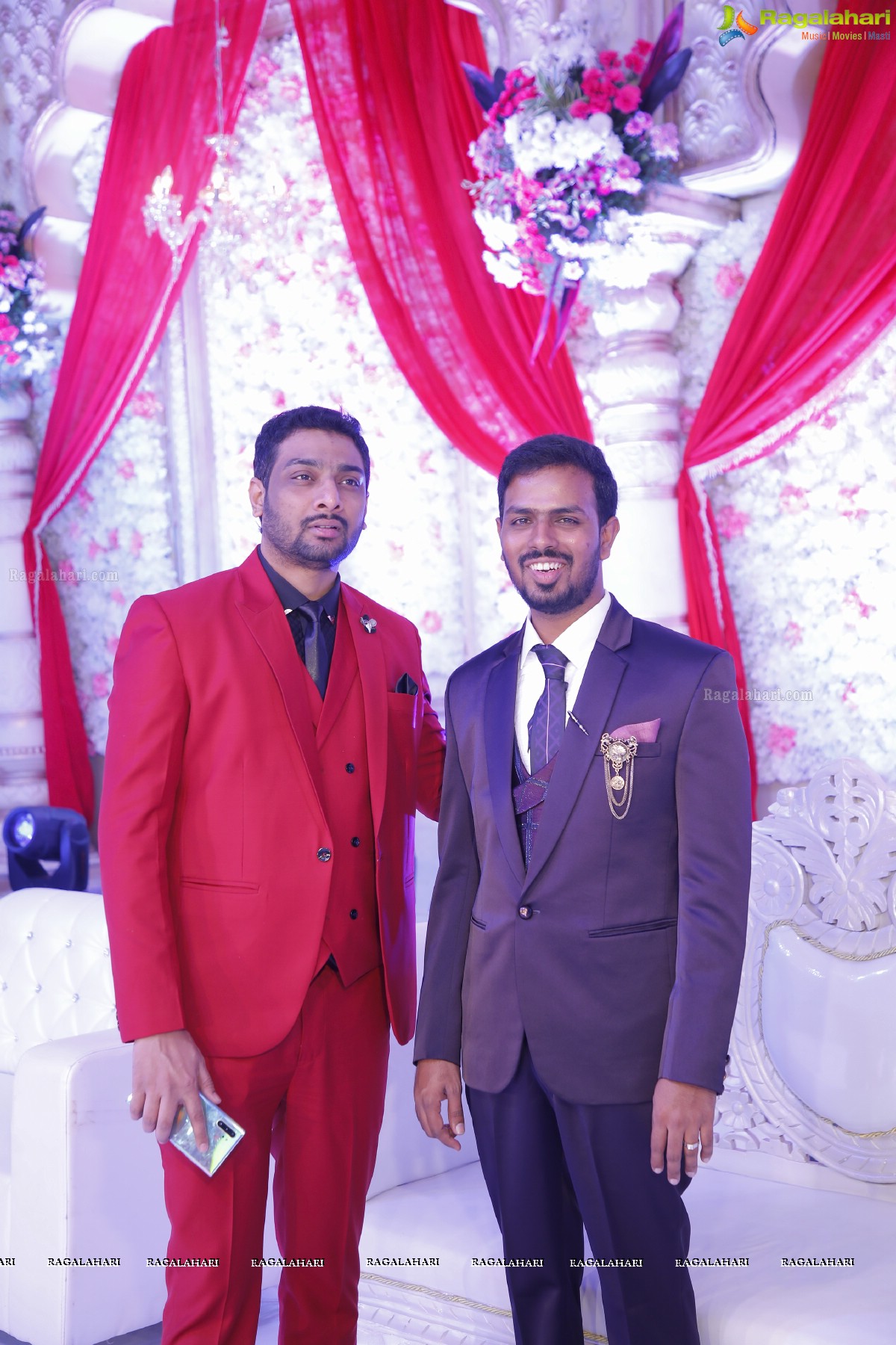 Celebs at Syed Javed Ali (Taher Sound & Lights) Wedding Reception at SS Convention, Shamshabad