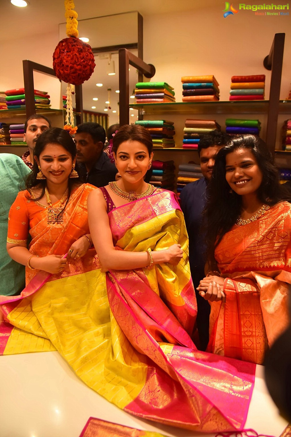 Kajal Agarwal Launches Vidhatri Shopping Mall at Vijayawada