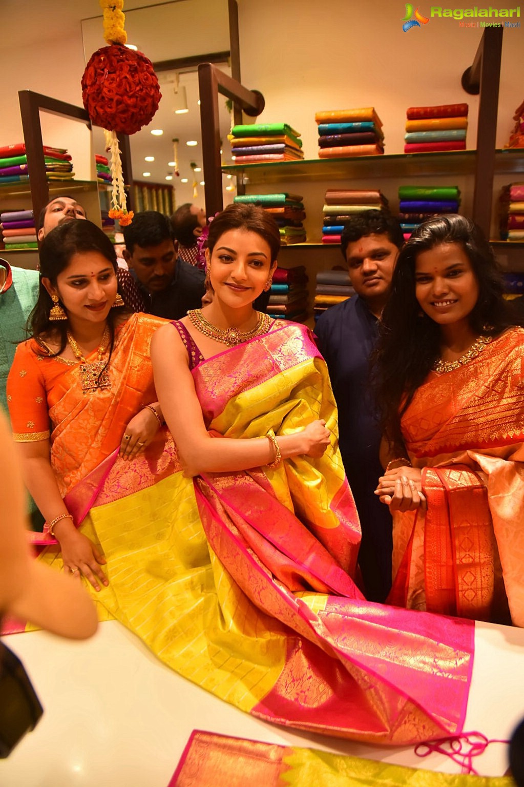 Kajal Agarwal Launches Vidhatri Shopping Mall at Vijayawada