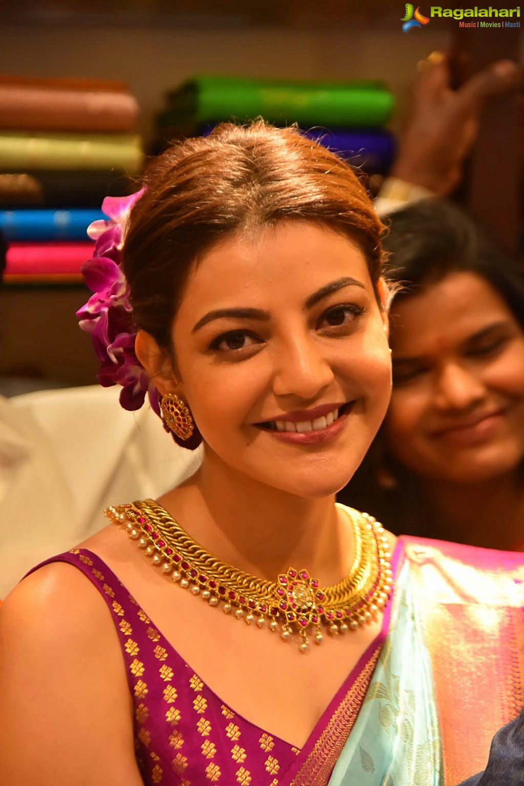 Kajal Agarwal Launches Vidhatri Shopping Mall at Vijayawada