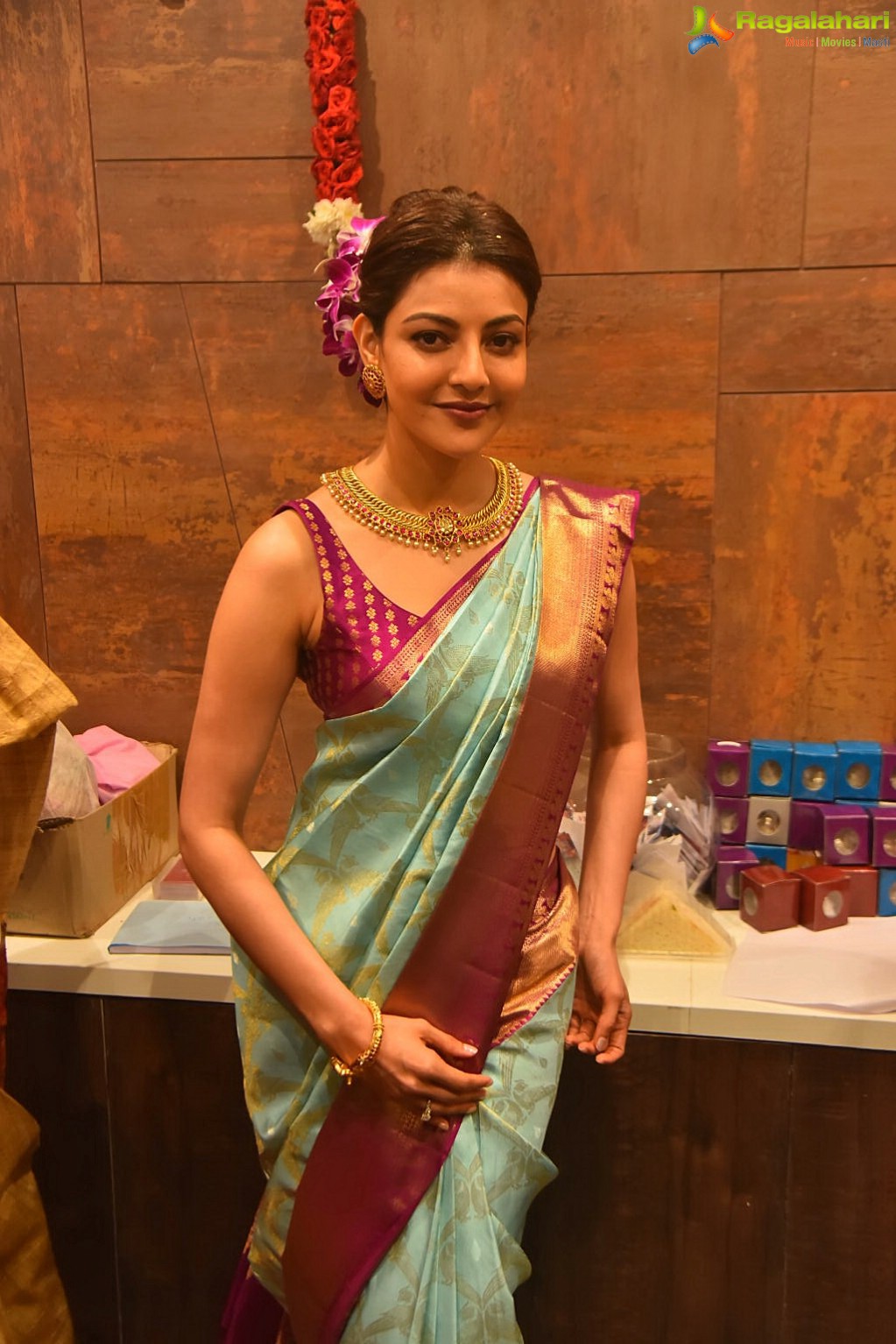 Kajal Agarwal Launches Vidhatri Shopping Mall at Vijayawada