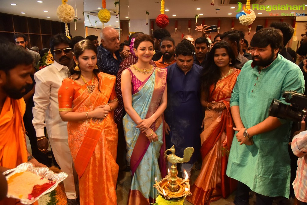 Kajal Agarwal Launches Vidhatri Shopping Mall at Vijayawada