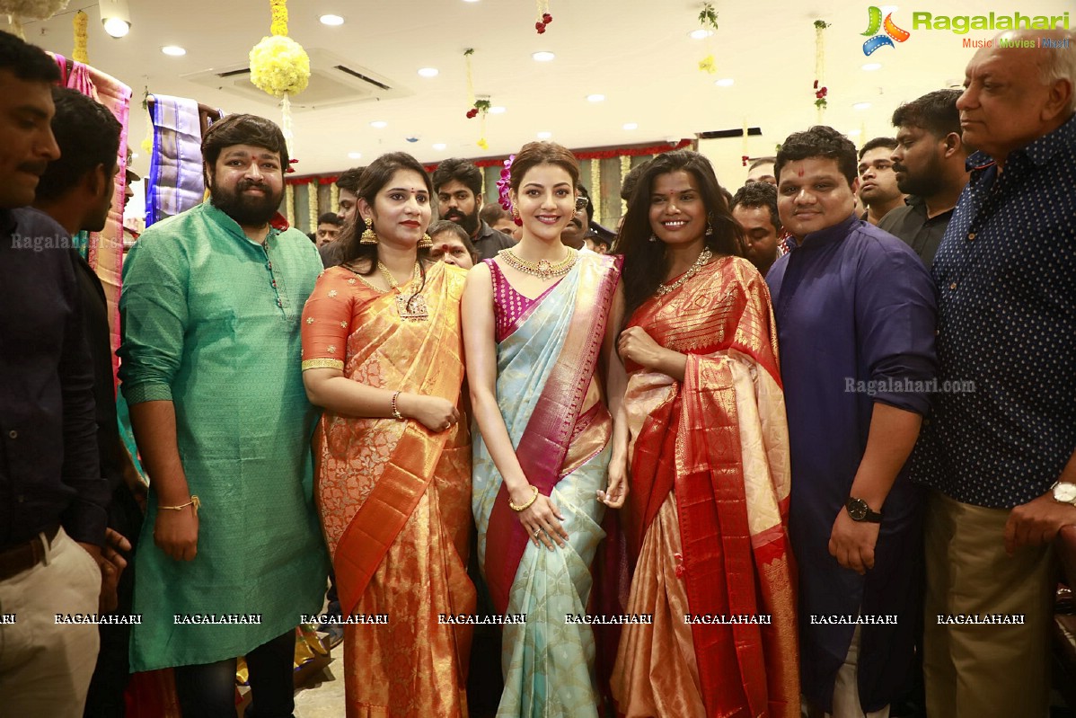 Kajal Agarwal Launches Vidhatri Shopping Mall at Vijayawada