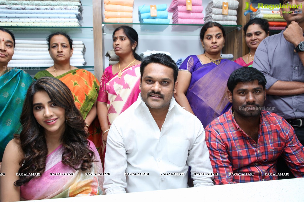 Linen House Showroom Inaugurated by Nabha Natesh at Kukatpally