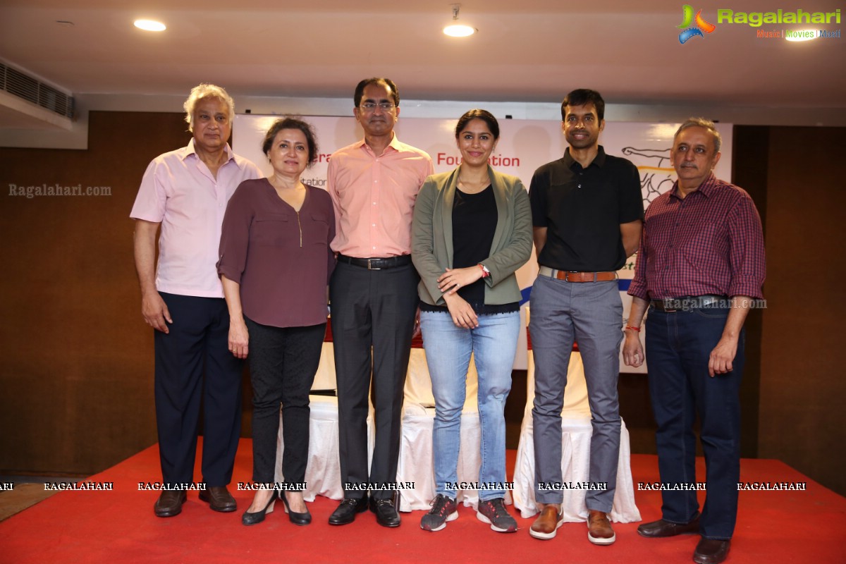 The Hyderabad 10K Run Foundation Felicitates Para-Badminton World champion Manasi Joshi