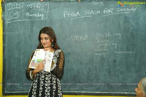Nidhhi Agerwal at Pega Teach For Change