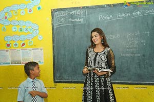 Nidhhi Agerwal at Pega Teach For Change