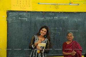 Nidhhi Agerwal at Pega Teach For Change