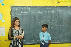 Nidhhi Agerwal at Pega Teach For Change