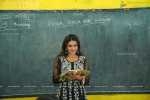 Nidhhi Agerwal at Pega Teach For Change