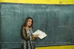 Nidhhi Agerwal at Pega Teach For Change