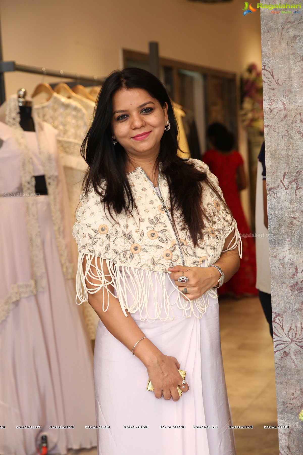 Pinkey Agarwal 's Purple Feathers Designer Store Launch